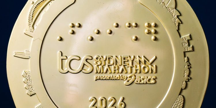 Sydney-Marathon: Medaille zeigt versehentlich Münchner Arena